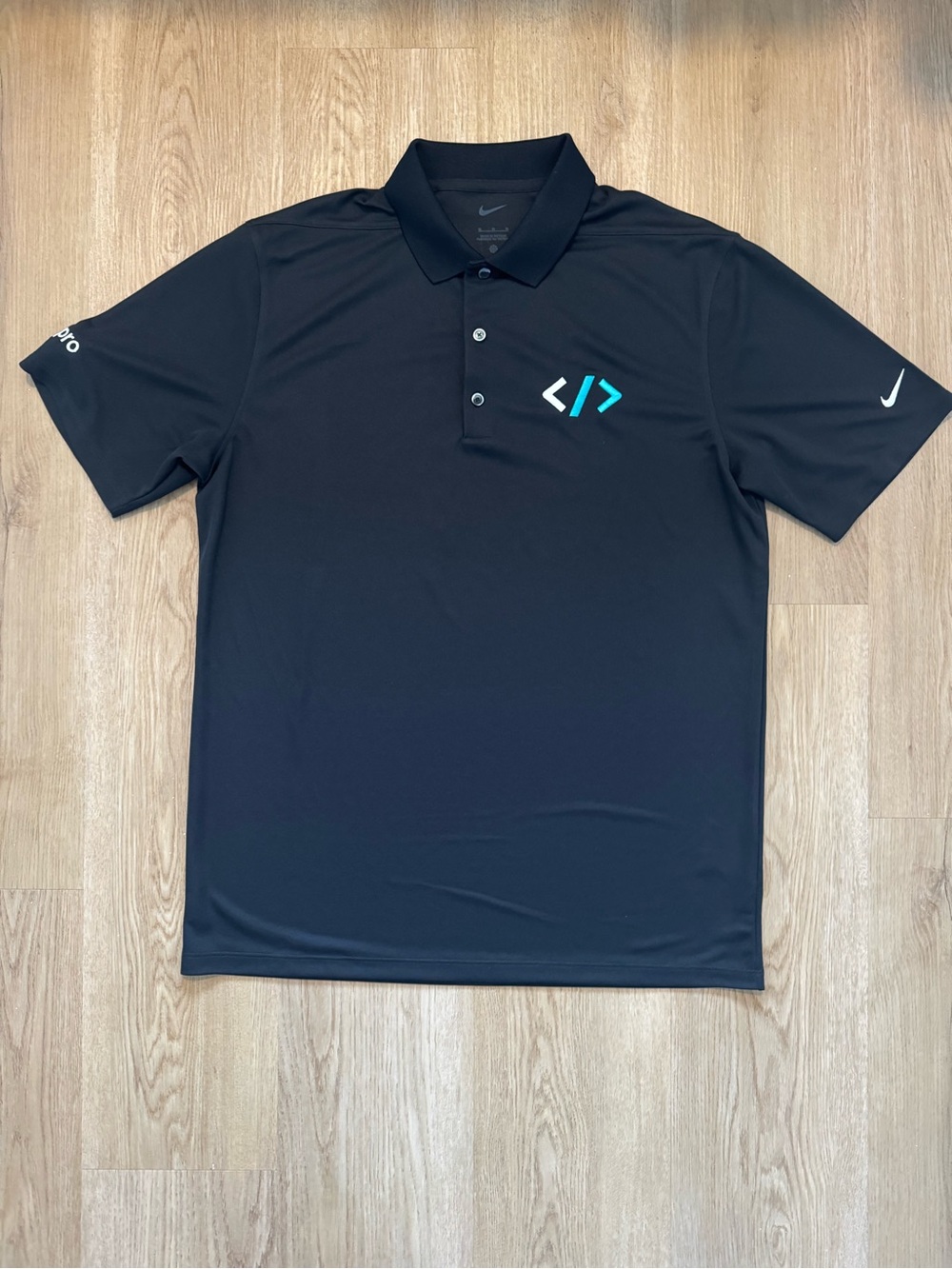 Nike Men’s Black Tech Polo